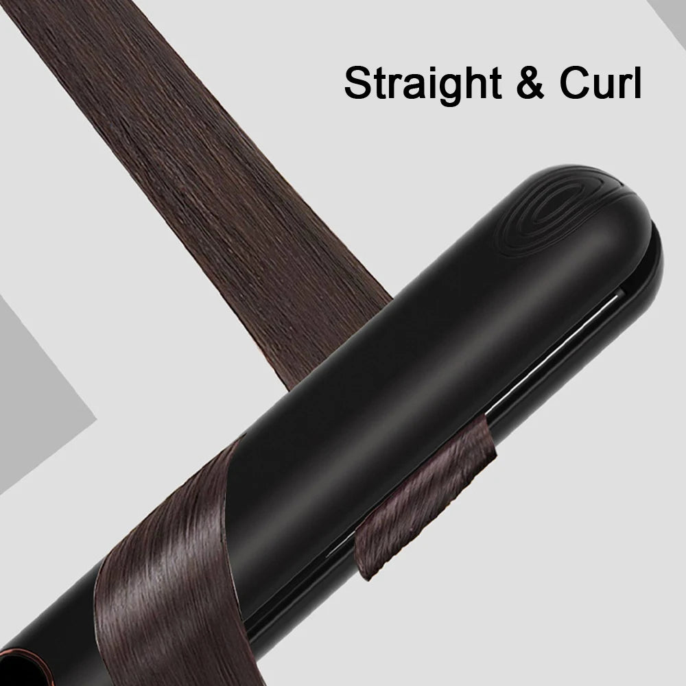 Hair Straightener Curler Professional Hair Flat Iron Tourmaline Ceramic Plate 450°F Keratin Treatment Salon Styling Tools