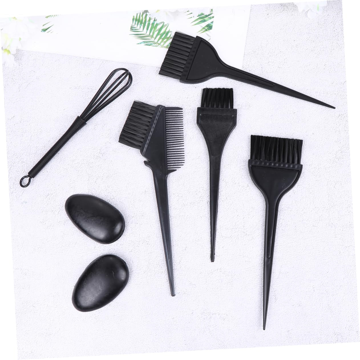 8Pcs Hair Coloring Kit Professional Hair Dye Comb Brush and Mixing Bowl Set Salon Use