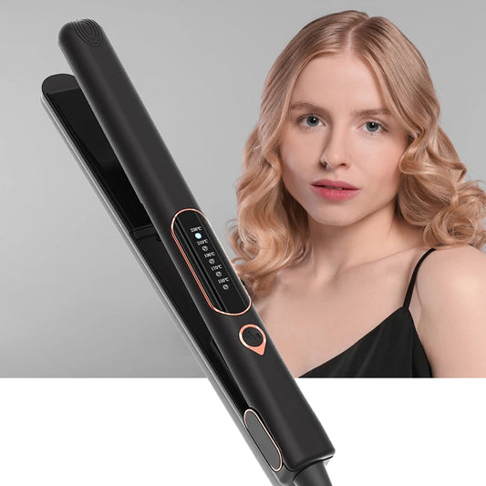 Hair Straightener Curler Professional Hair Flat Iron Tourmaline Ceramic Plate 450°F Keratin Treatment Salon Styling Tools