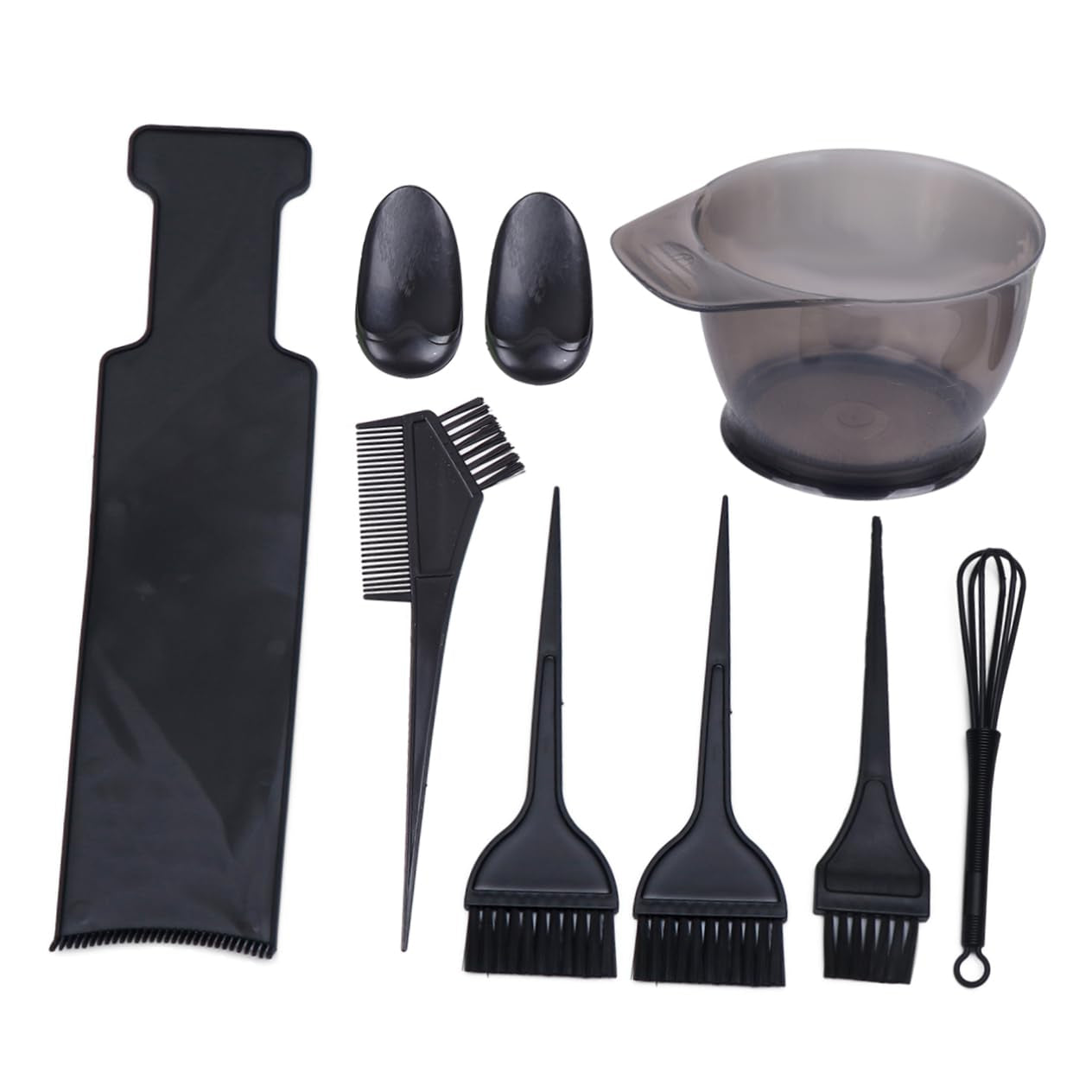 8Pcs Hair Coloring Kit Professional Hair Dye Comb Brush and Mixing Bowl Set Salon Use