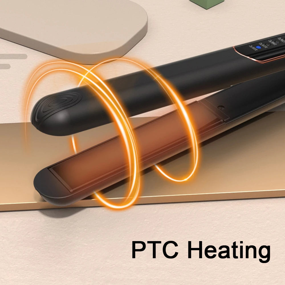 Hair Straightener Curler Professional Hair Flat Iron Tourmaline Ceramic Plate 450°F Keratin Treatment Salon Styling Tools