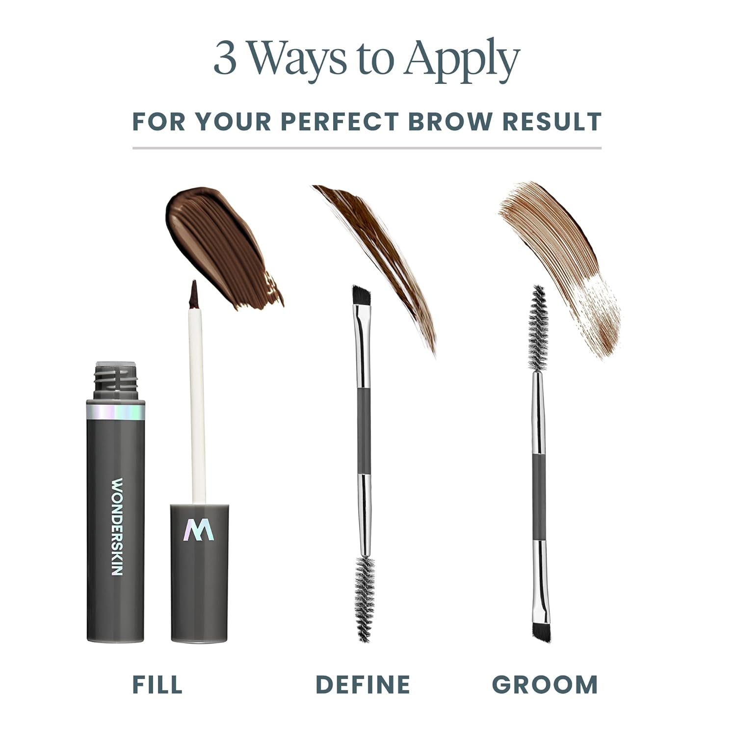 Dream Brow Eye Brow Gel, Long Lasting Eyebrow Gel, Water-Resistant, Transfer Proof Tinted Filler Eyebrow Mascara (Blonde)